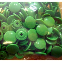 Couches lavables pince KAM : kit pression KAM résine taille 20 vert pré