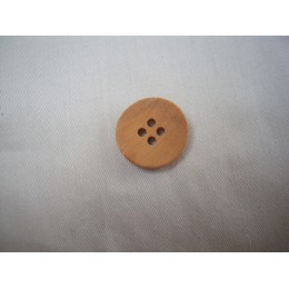 Bouton en bois 4 trous 18 mm
