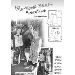 BERIT : ensemble débardeur et pantalon tailles 86 à 152