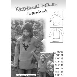 HELEN : sweat à capuche mixte tailles 86 à 176