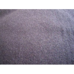 Bord côte tricot café par coupes de 10 cm