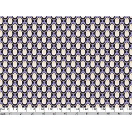 Pingouins sur fond mauve 100% coton biologique