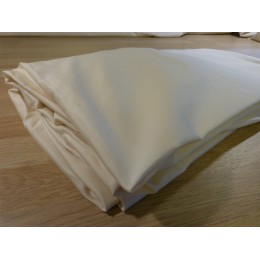 Linge de lit BIO : Drap housse 100% satin bio écru
