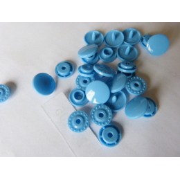 Lot 10 pressions KAM bleu medium