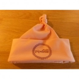 Bonnet bébé rose 100% coton biologique