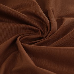 Sergé chocolat 100% coton biologique