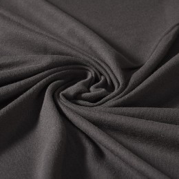 Interlock noir 100% coton bio