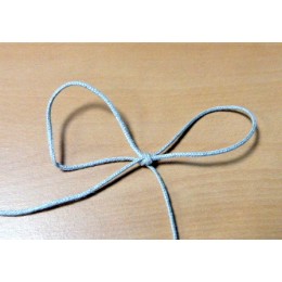 Tresse / cordon de lin couleur naturelle 2 mm