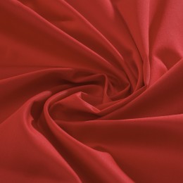 Satin rouge 100% coton biologique