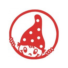 Lutin rouge : transfert velours